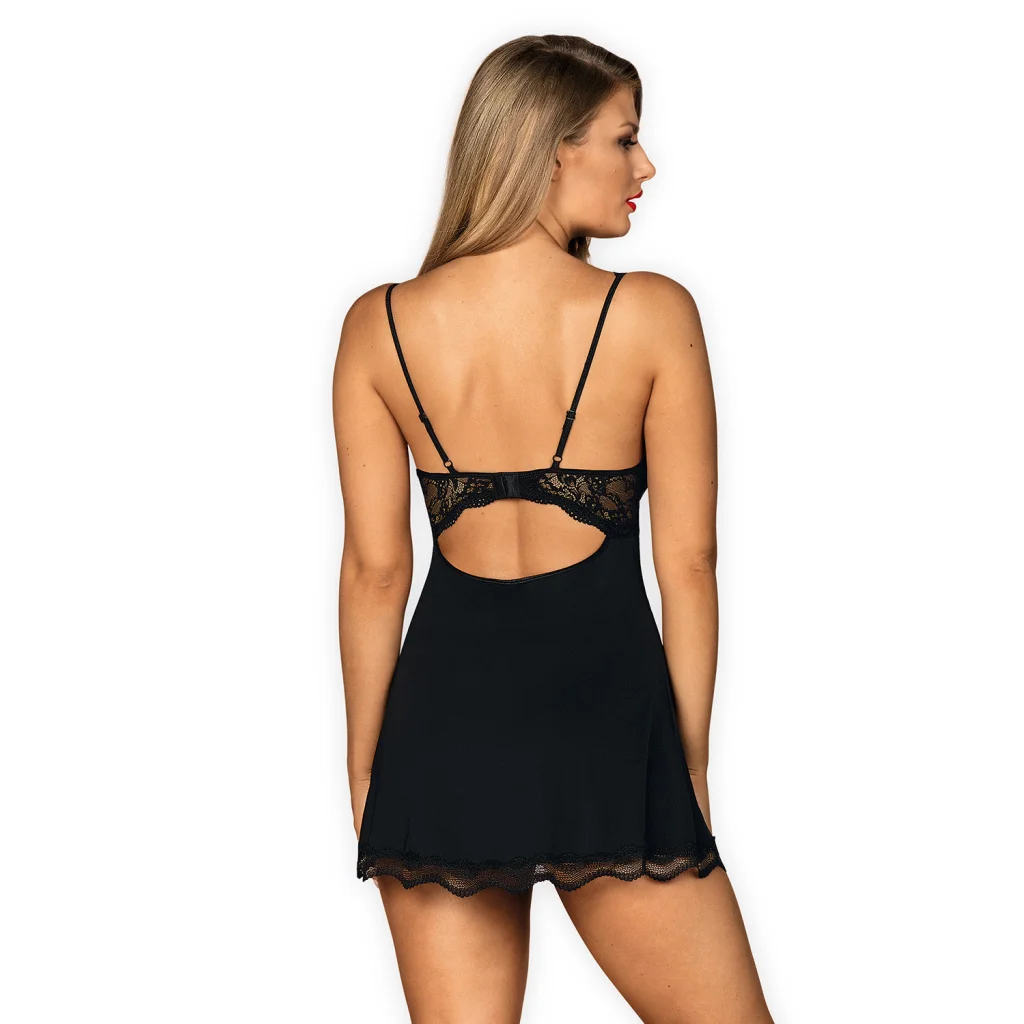 Babydoll in Schwarz LUVAE von Obsessive