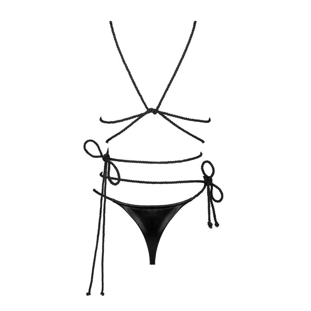 BH-Set CORDELLIS in Schwarz 2-teilig von Obsessive