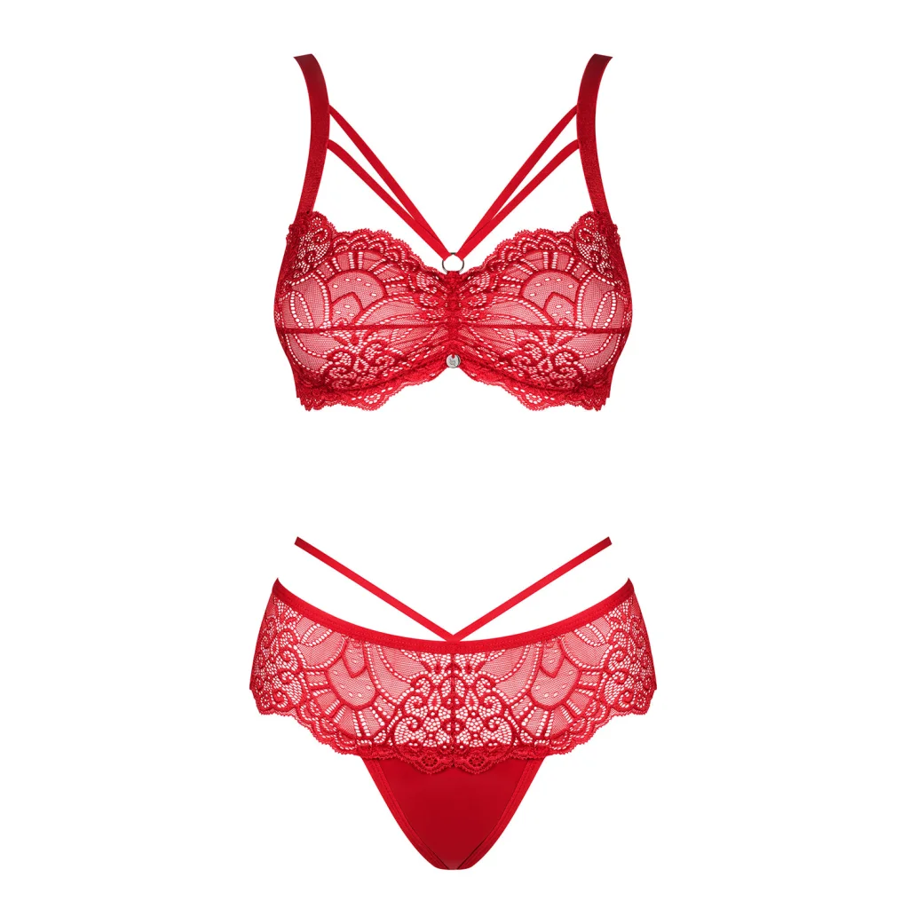 BH-Set in Rot LOVENTY 2-teilig von Obsessive , Dessous, Lingerie, Reizwäsche, sexy, erotisch, kaufen