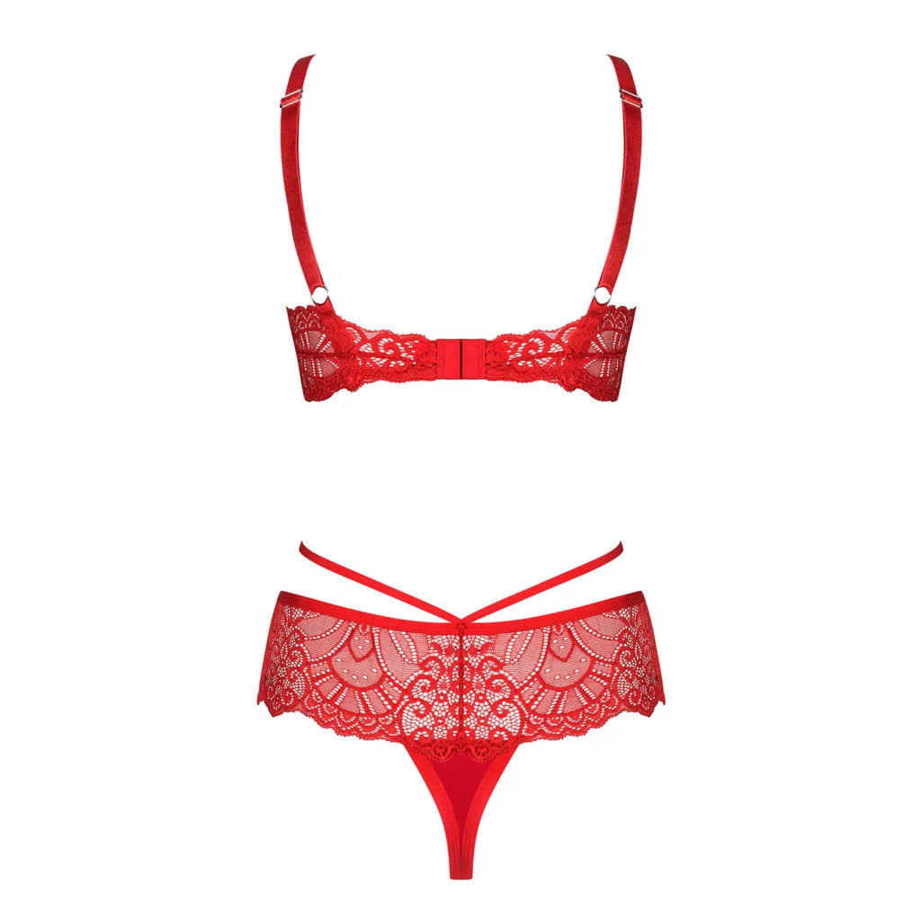 BH-Set in Rot LOVENTY 2-teilig von Obsessive , Dessous, Lingerie, Reizwäsche, sexy, erotisch, kaufen