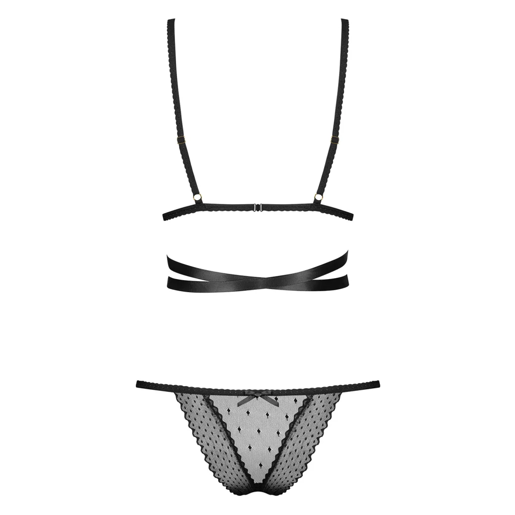 BH Set in Schwarz BOWESSA von Obsessive