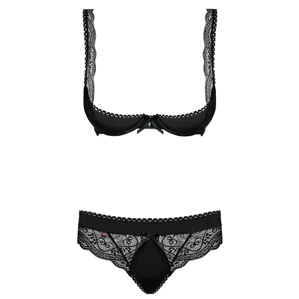 BH Set in Schwarz Miamor 2-teiliges von Obsessive Dessous