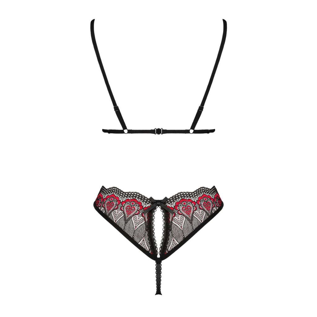 BH Set in Schwarz MORENTY 2-teiliges von Obsessive