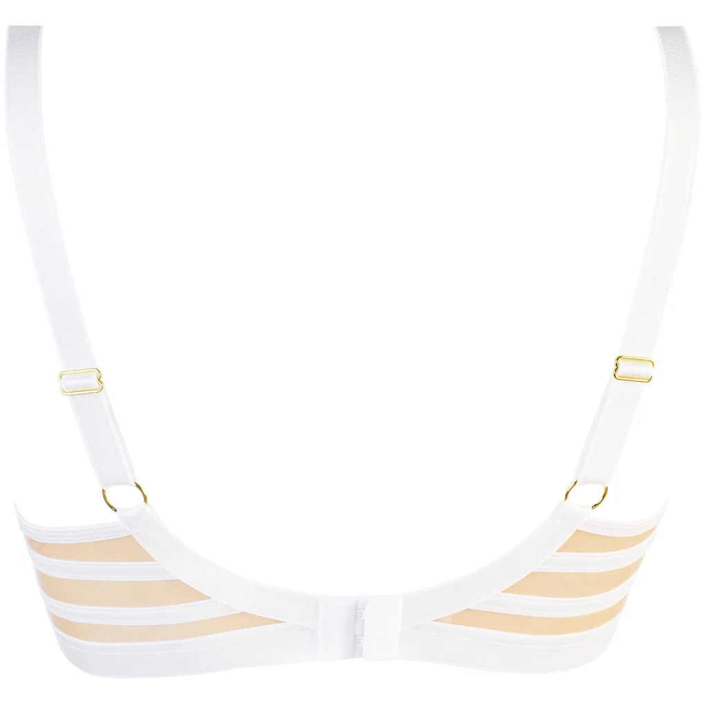 BH in Weiß-Beige mit Bügel V-10561 von Axami Bras