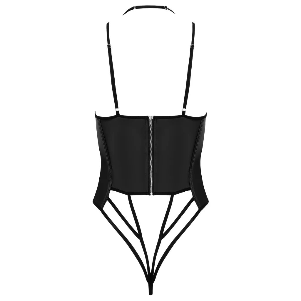 Body BLACKELIA in Schwarz schulterfreier Stringbody von Kotek