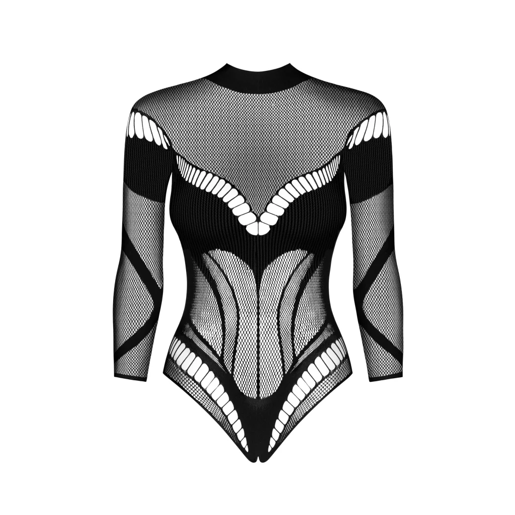 Body in Schwarz ouvert B135 Teddy von Obsessive