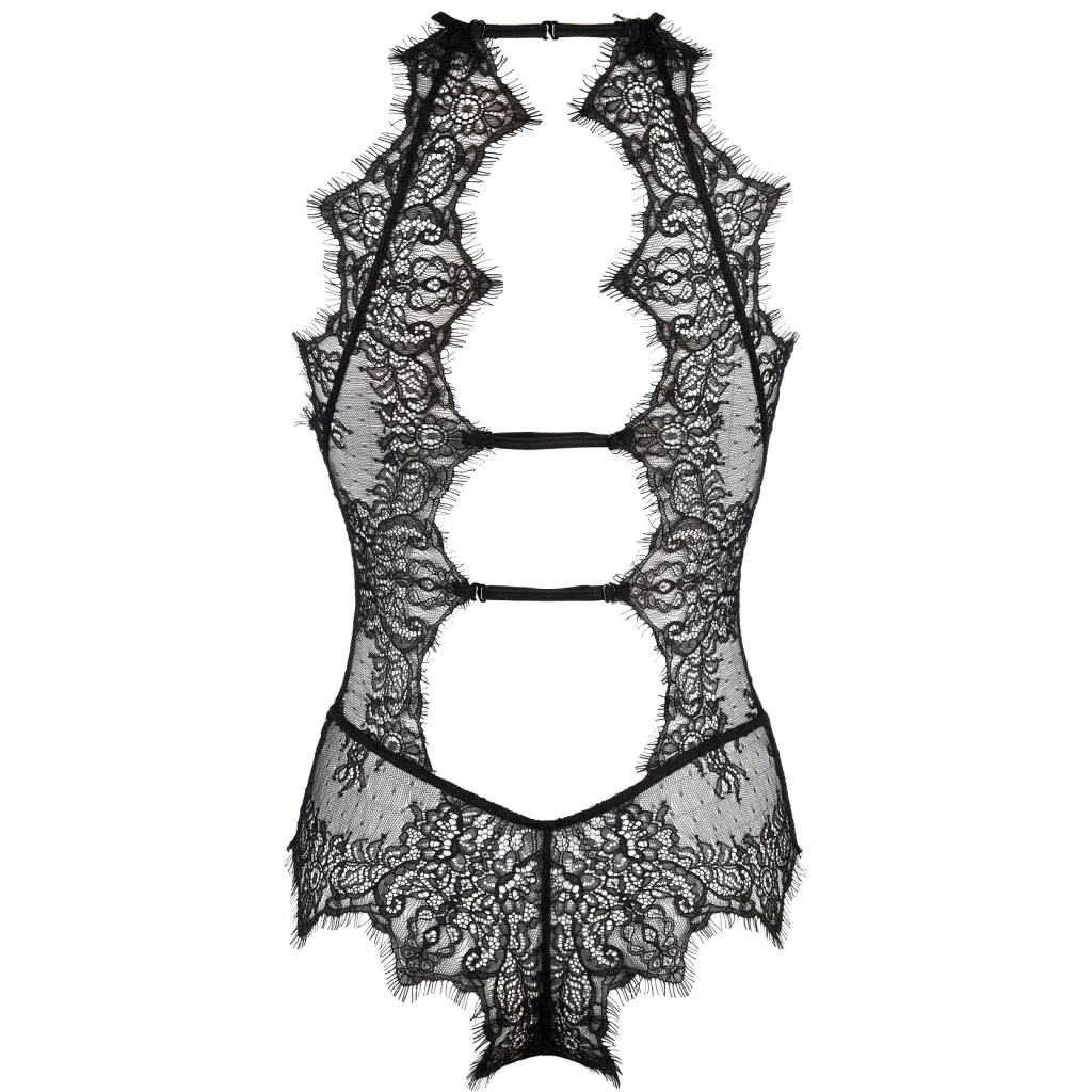 Body Stringbody aus französischer Spitze und Tüll von Axami