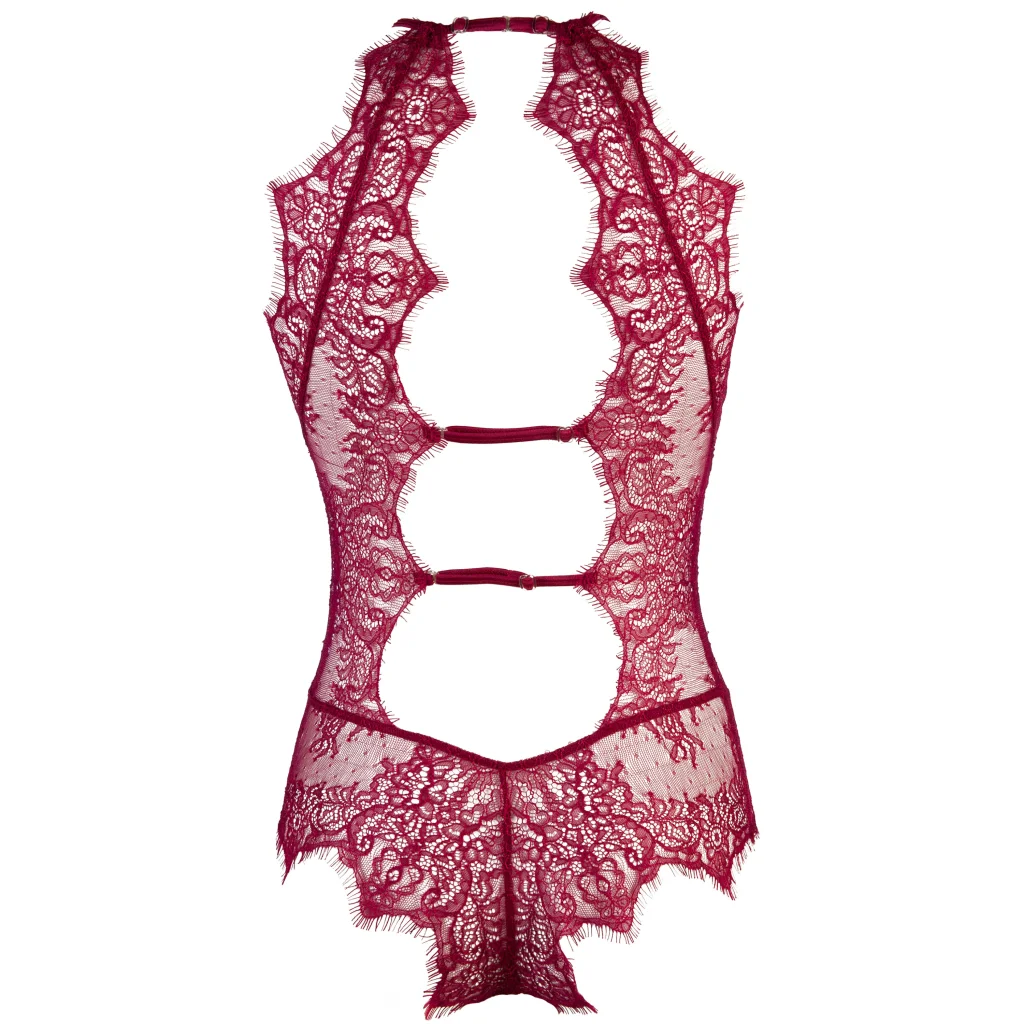 Body Stringbody aus französischer Spitze und Tüll von Axami