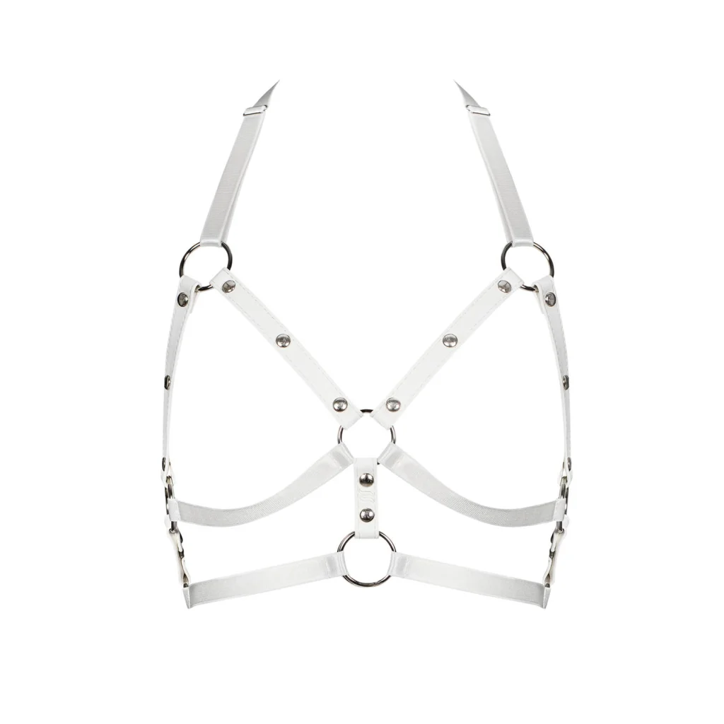 Harness BH in Weiß OB A759 von Obsessive , Dessous, Lingerie, Reizwäsche, sexy, erotisch, kaufen