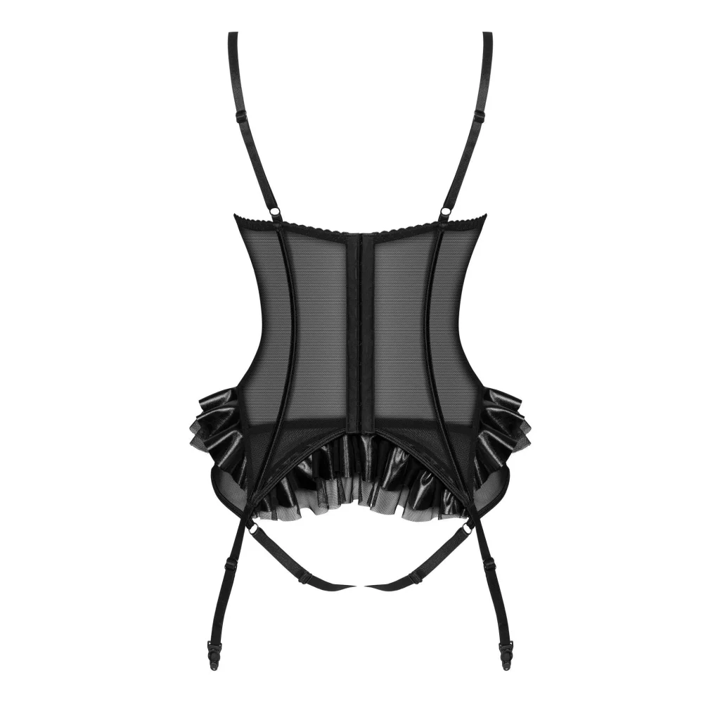 Korsett in Schwarz 2-teiliges Set RAFAELLA von Beauty Night fashion