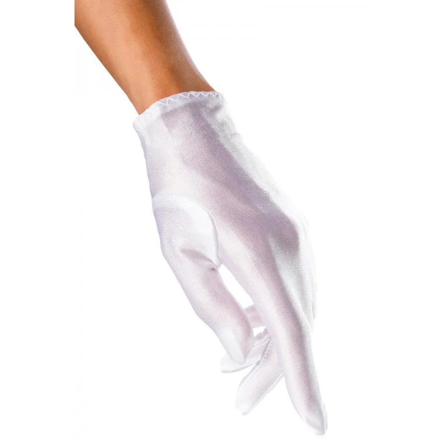 kurze Satin-Handschuhe in Schwarz , Dessous, Lingerie, Reizwäsche, sexy, erotisch, kaufen