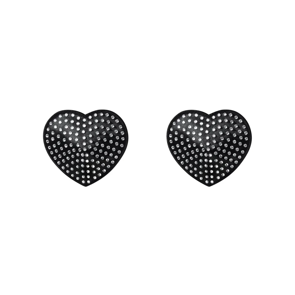 Nipple Cover Patches in Silber Pasties von Obsessive