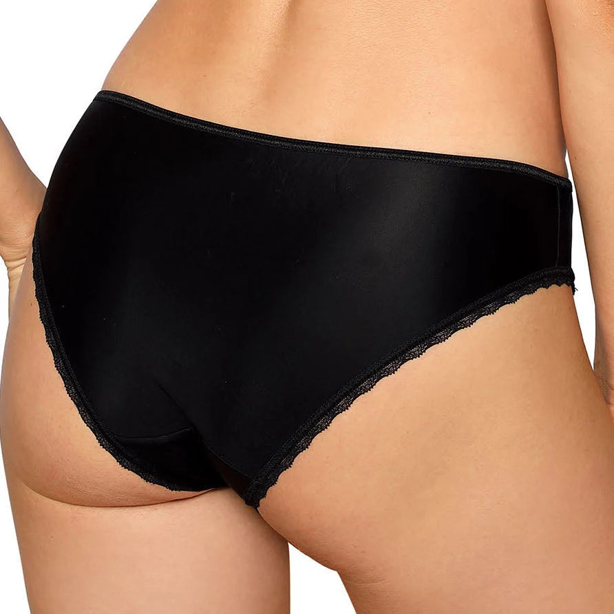 Panty ANUK in Weiß Schwarz Ecru mit Spitze von Roza Dessous