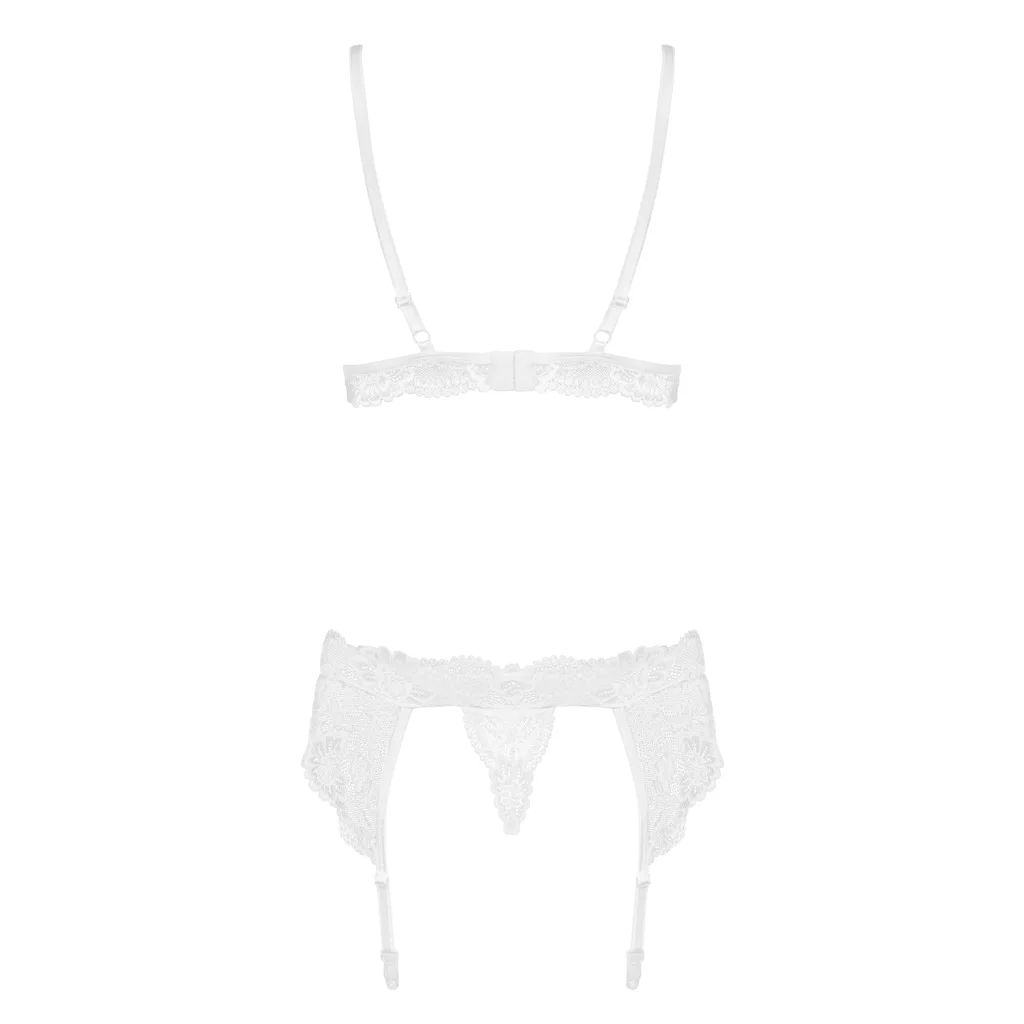 Reizwäsche in Weiß 810 SEG 2 3-teiliges Set von Obsessive Dessous