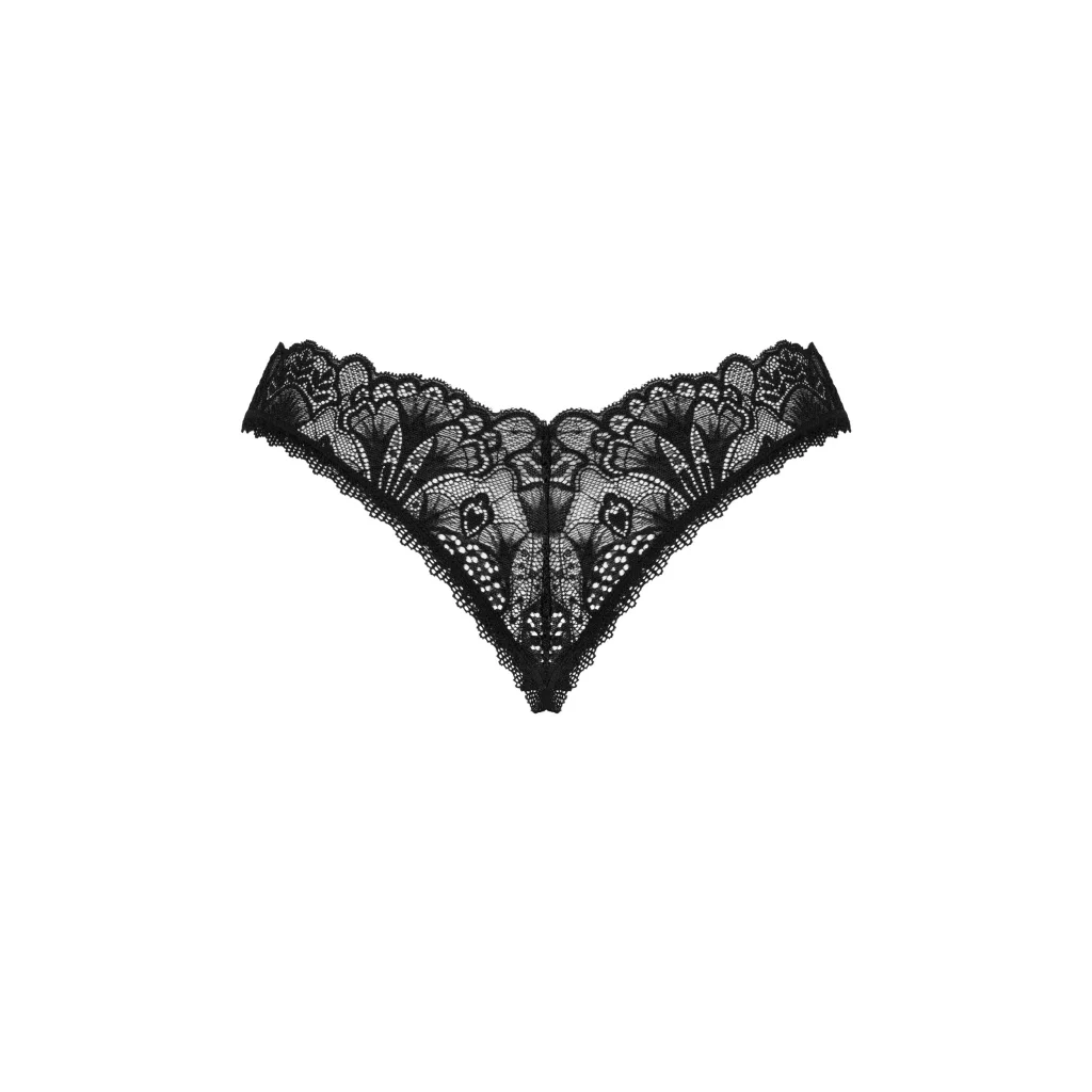String ouvert in Schwarz DONNA DREAM von Obsessive