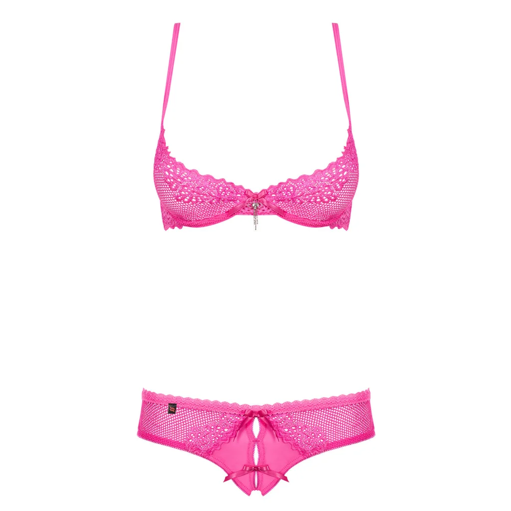 BH Set in Pink ALABASTRA 2-teiliges Set von Obsessive , Dessous, Lingerie, Reizwäsche, sexy, erotisch, kaufen