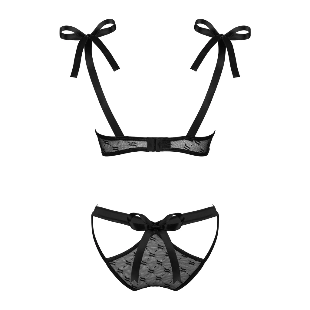 BH Set in Schwarz 2-teiliges Set OBSESSIVIA von Obsessive
