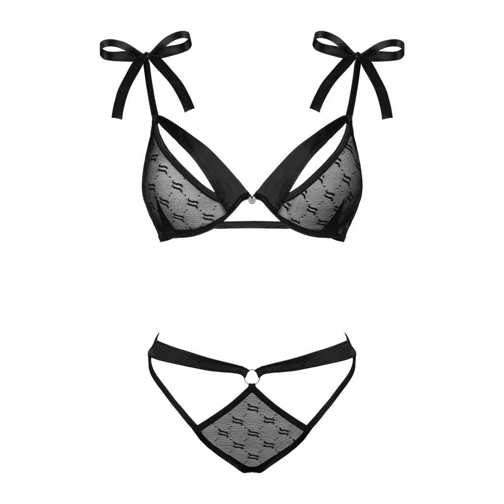 BH Set in Schwarz 2-teiliges OBSESSIVIA von Obsessive