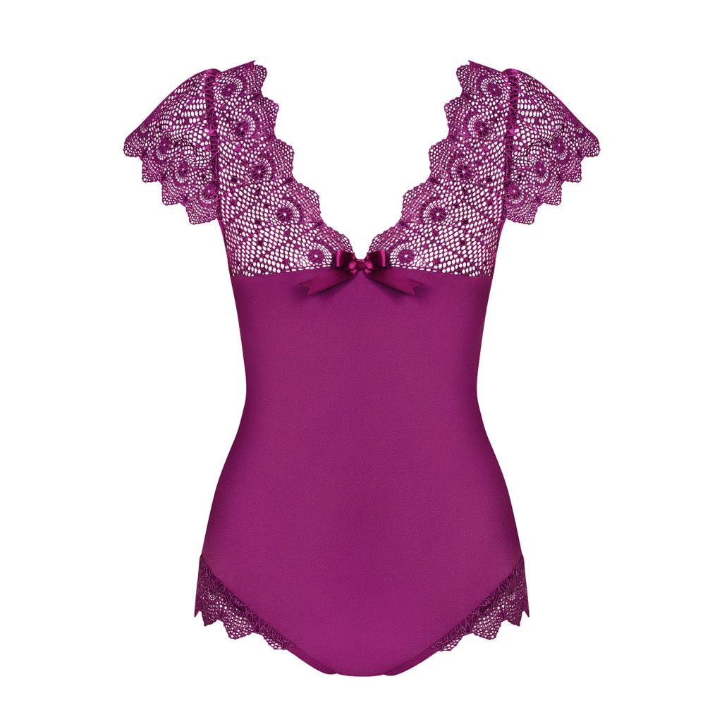 Body in Schwarz Lila oder Pearl MOKETTA Teddy von Obsessive