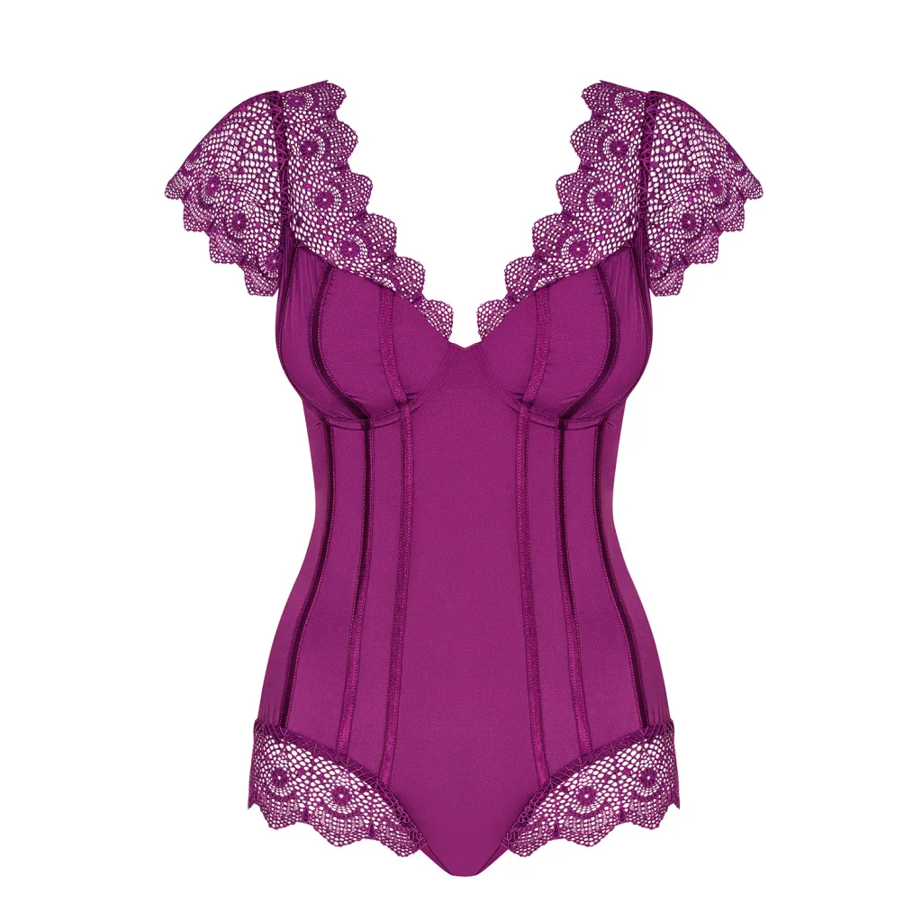 Body in Schwarz Lila oder Pearl MOKETTA Teddy von Obsessive