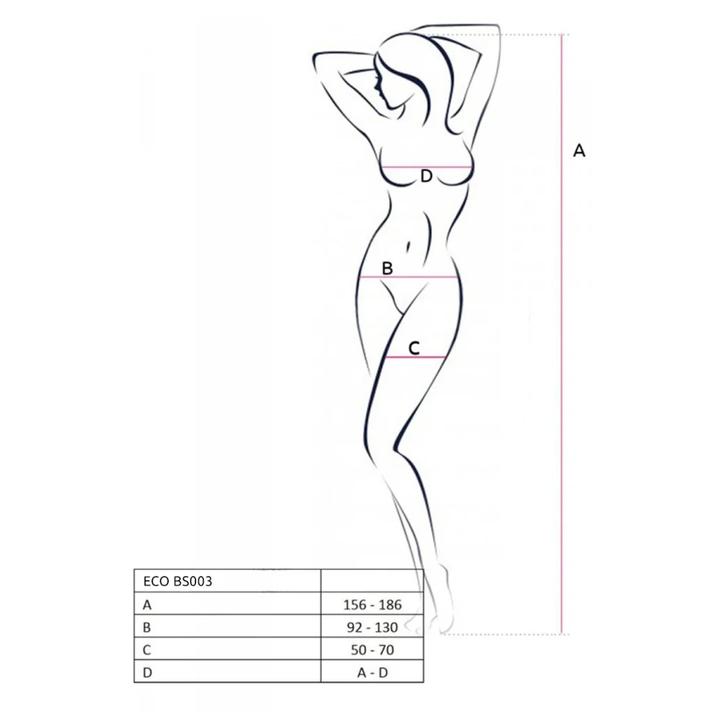 Bodystocking Dessous BS003 ouvert mit Netz aus PASSION eco collection , Dessous, Lingerie, Reizwäsche, sexy, erotisch, kaufen
