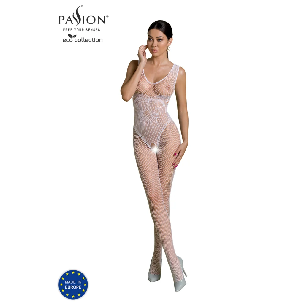 Bodystocking Dessous BS003 ouvert mit Netz aus PASSION eco collection , Dessous, Lingerie, Reizwäsche, sexy, erotisch, kaufen