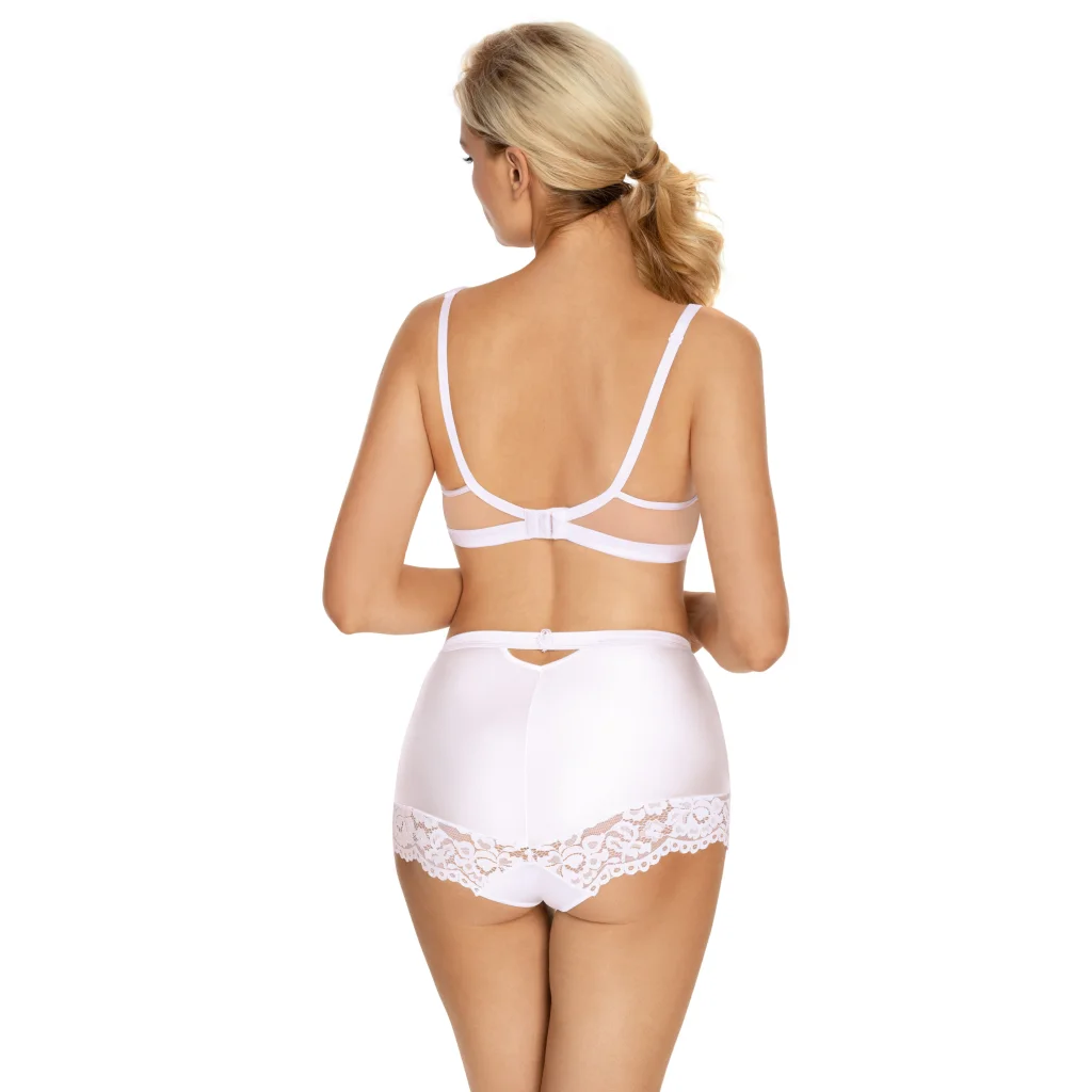 Boxerslip in Weiß oder Schwarz mit Spitze und Tüll TORFI von Roza