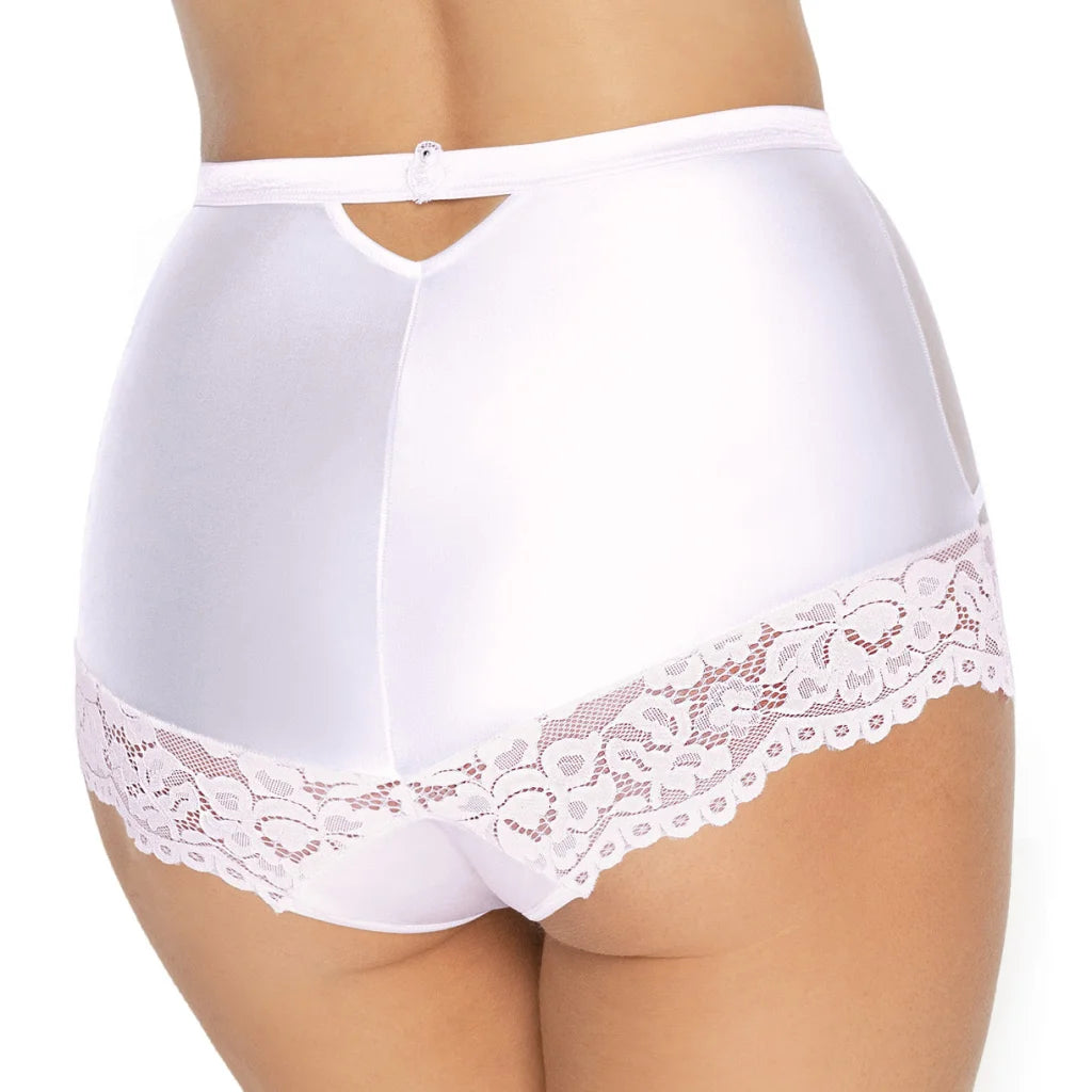 Boxerslip in Weiß oder Schwarz mit Spitze und Tüll TORFI von Roza