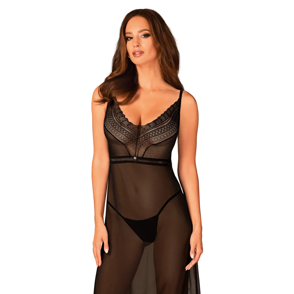 Chemise in Schwarz ESTIQUA von Obsessive