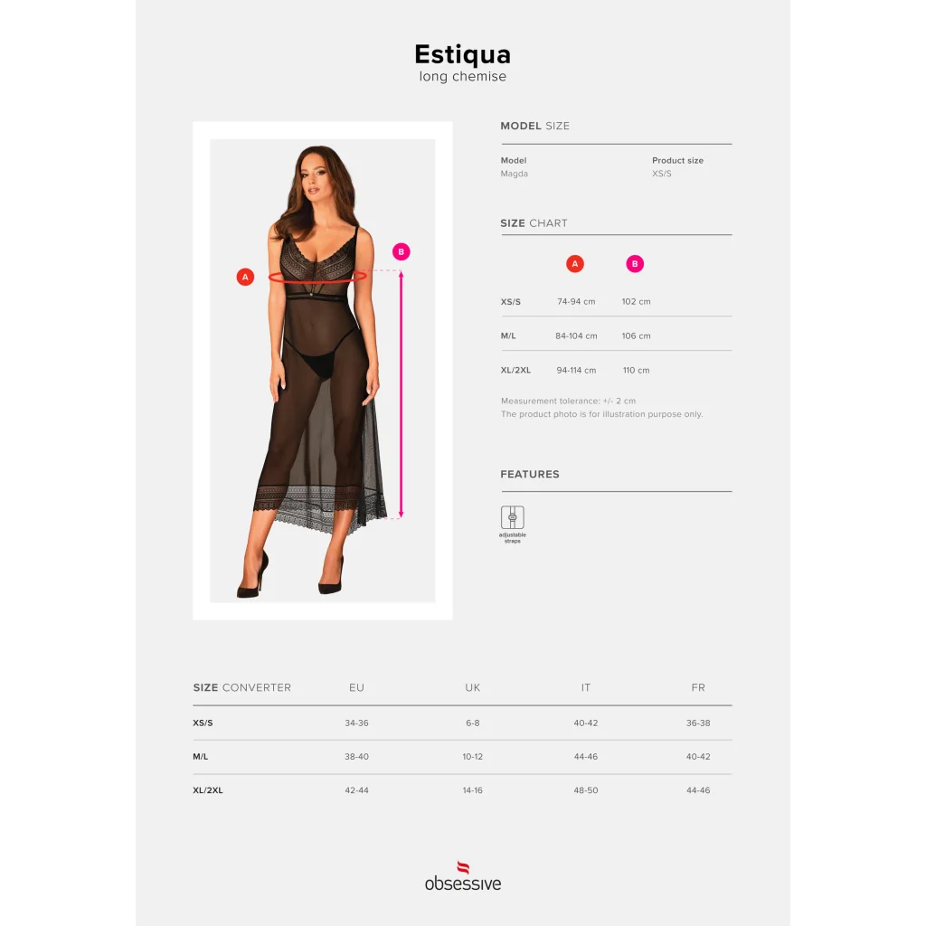 Chemise in Schwarz ESTIQUA von Obsessive