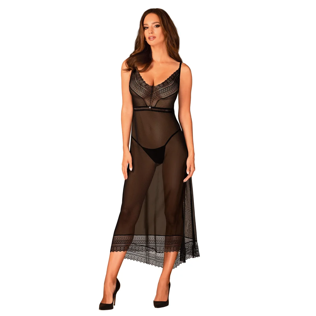 Chemise in Schwarz ESTIQUA von Obsessive