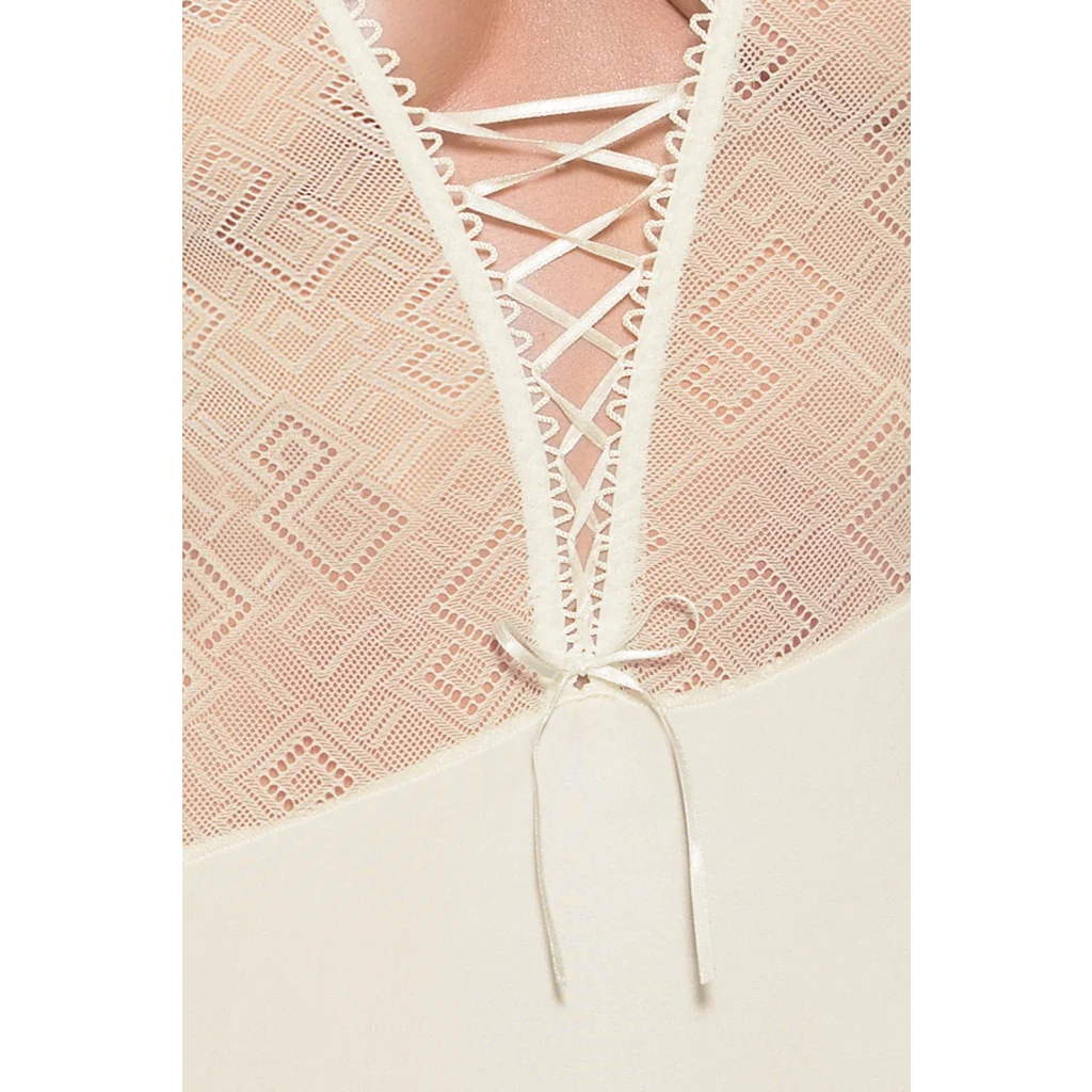 CREDA Body Stringbody in Creme aus Microfaser und Spitze von Casmir , Dessous, Lingerie, Reizwäsche, sexy, erotisch, kaufen