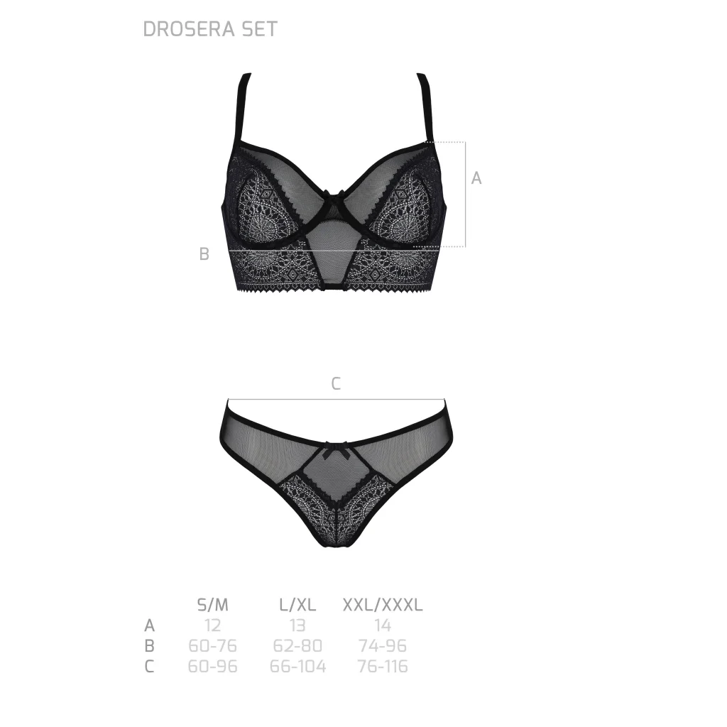 DROSERA BH-Set aus Tüll und Spitze Dessous aus PASSION eco collection