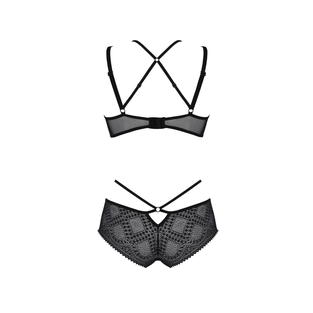 DROSERA BH-Set in Schwarz Dessous aus PASSION eco collection , Dessous, Lingerie, Reizwäsche, sexy, erotisch, kaufen