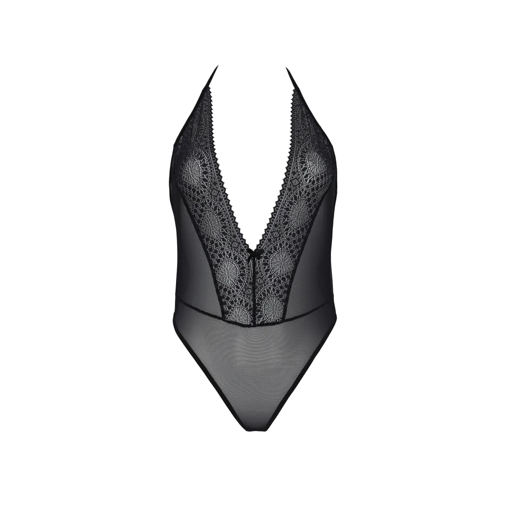 DROSERA Body aus Tüll und Spitze mit Neckholder Dessous PASSION eco collection