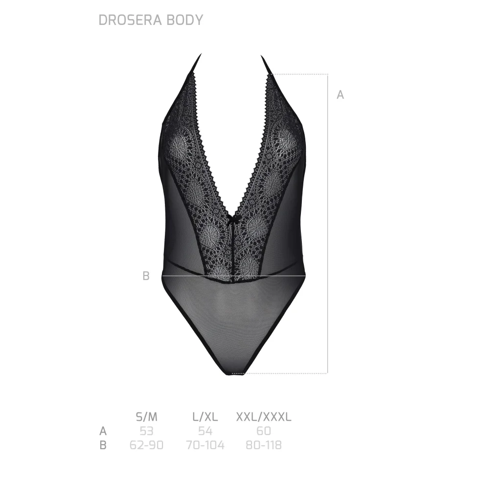 DROSERA Body aus Tüll und Spitze mit Neckholder Dessous PASSION eco collection