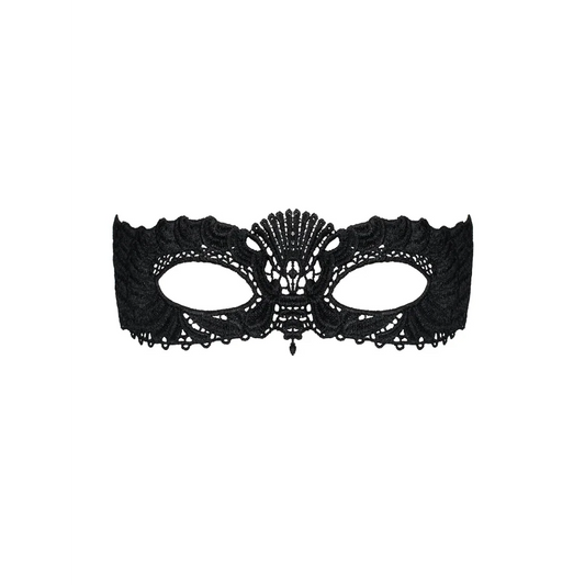 edle schwarze Augenmaske von Obsessive