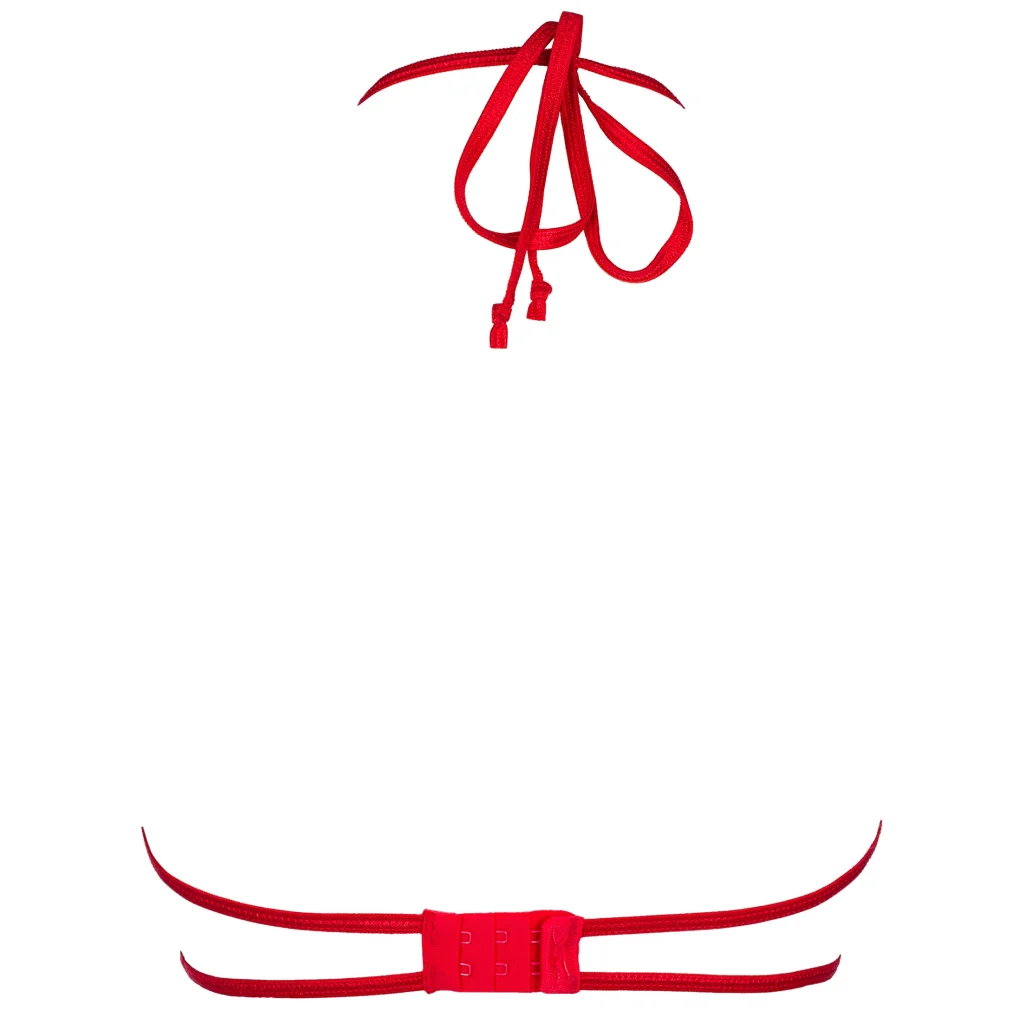 Eleganter BH in Rot mit Spitze Bügeln V 8861 Bra von Axami Dessous