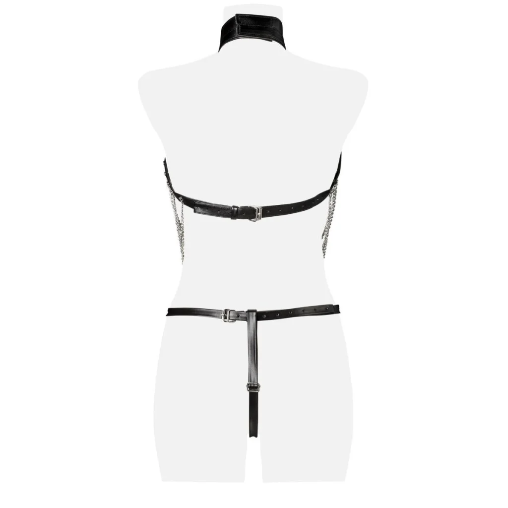 Erotiksets erotisches Kettenset Harness 3-teilig mit Zierketten von Grey Velvet Dessous Erotische Kleidung Reizwäsche