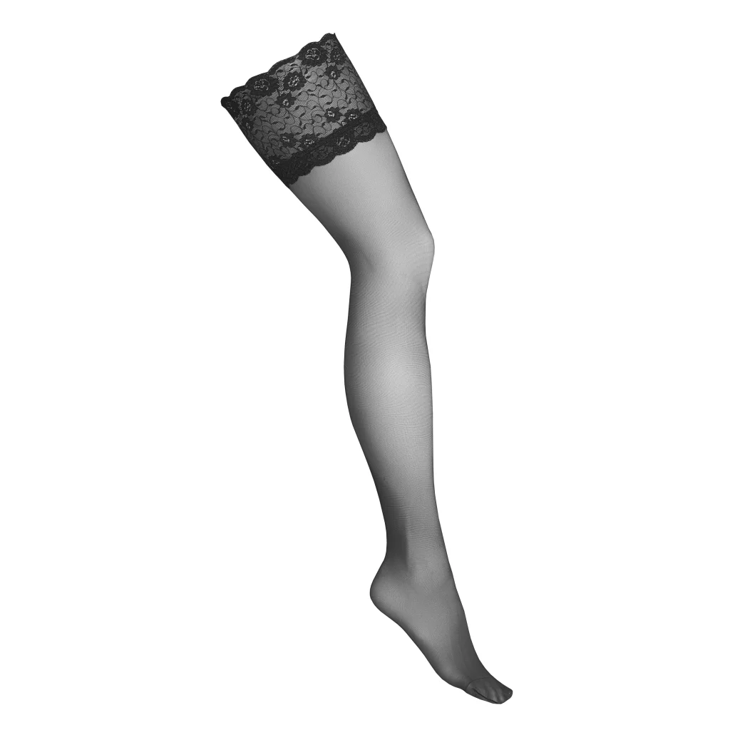 halterlose Strümpfe H008 Hold-ups 20DEN in Schwarz von KOTEK Strumpfhosen