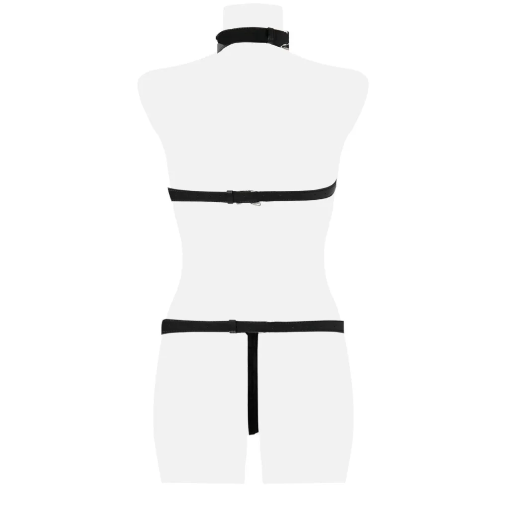 Erotiksets Ketten-BH-Set ouvert 7-teiliges von Grey Velvet Dessous Erotische Kleidung Reizwäsche