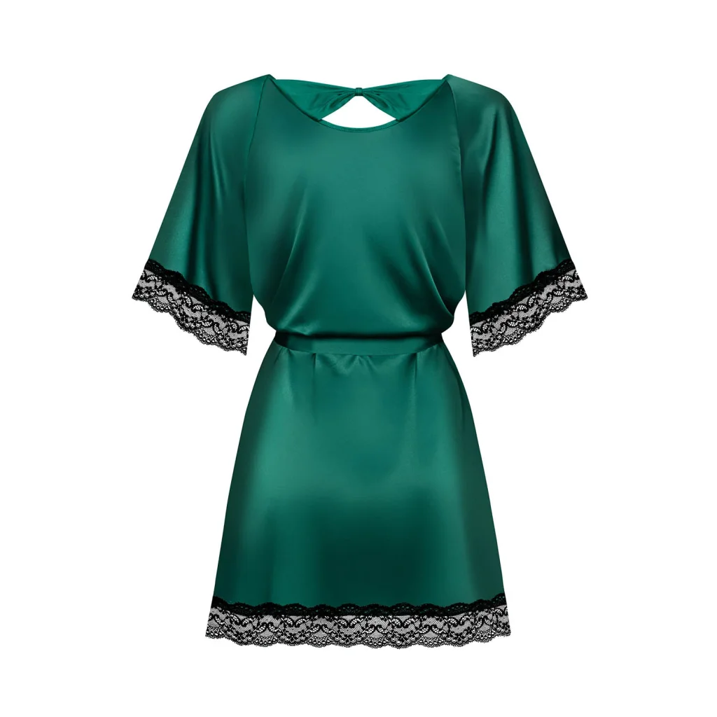 Kimono in Rot oder Grün SENSUELIA Robe von Obsessive Dessous