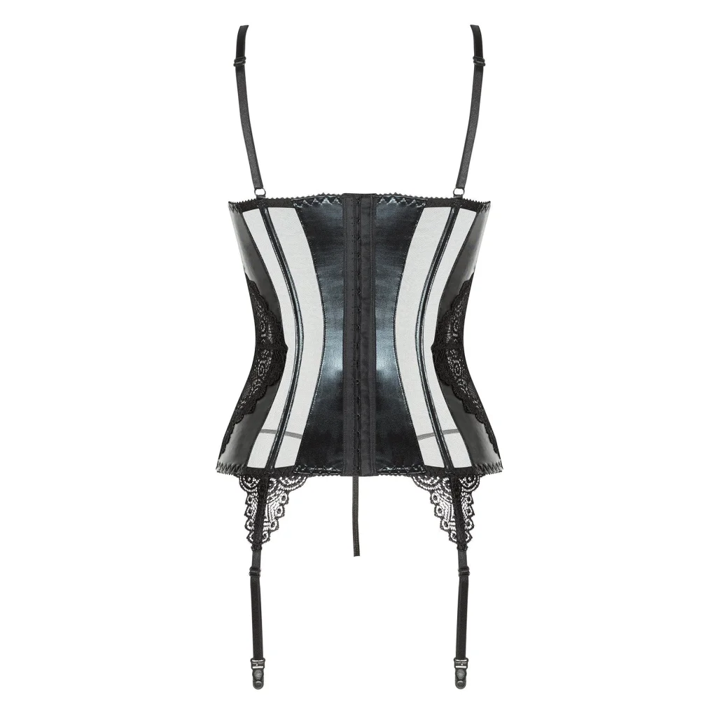 Korsett in Schwarz mit Tüll Spitze 2-teiliges Set Marilyn von Beauty Night fashion