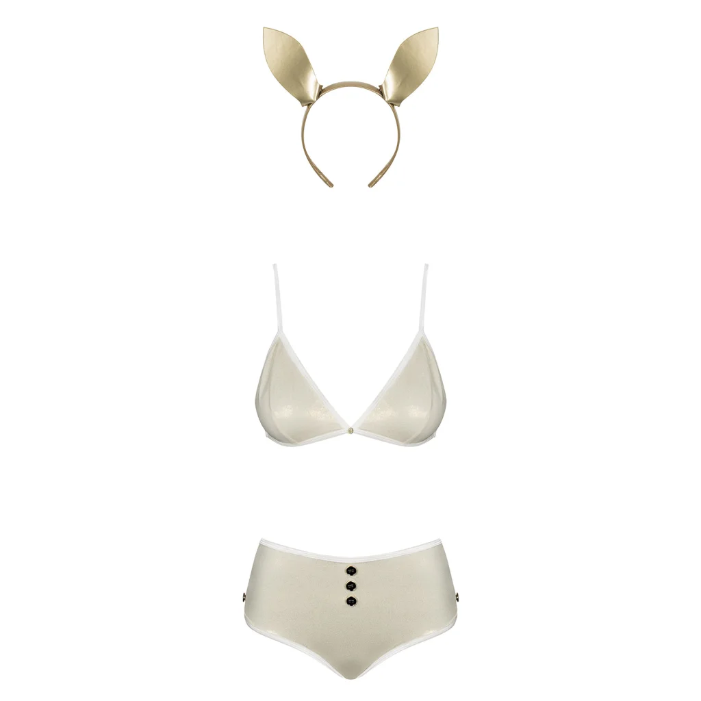 Kostüm Häschen Rollenspielkostüm Neo goldes von Obsessive , Dessous, Lingerie, Reizwäsche, sexy, erotisch, kaufen