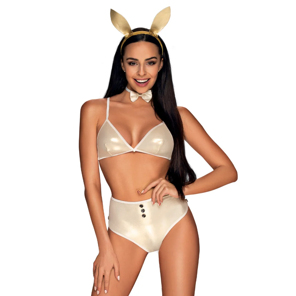 Kostüm Häschen Rollenspielkostüm Neo goldes von Obsessive , Dessous, Lingerie, Reizwäsche, sexy, erotisch, kaufen