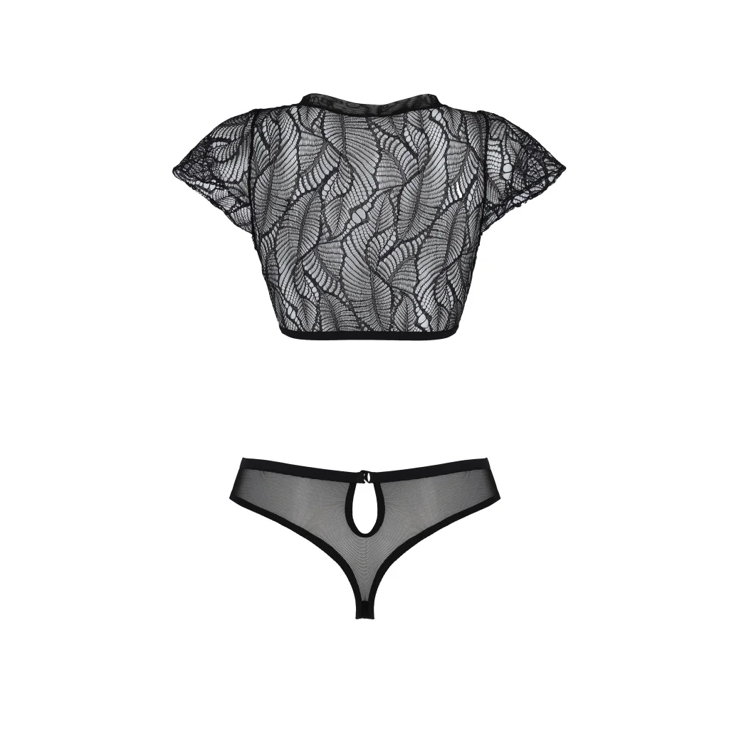 LEAFA BH-Set in Schwarz aus PASSION eco collection , Dessous, Lingerie, Reizwäsche, sexy, erotisch, kaufen