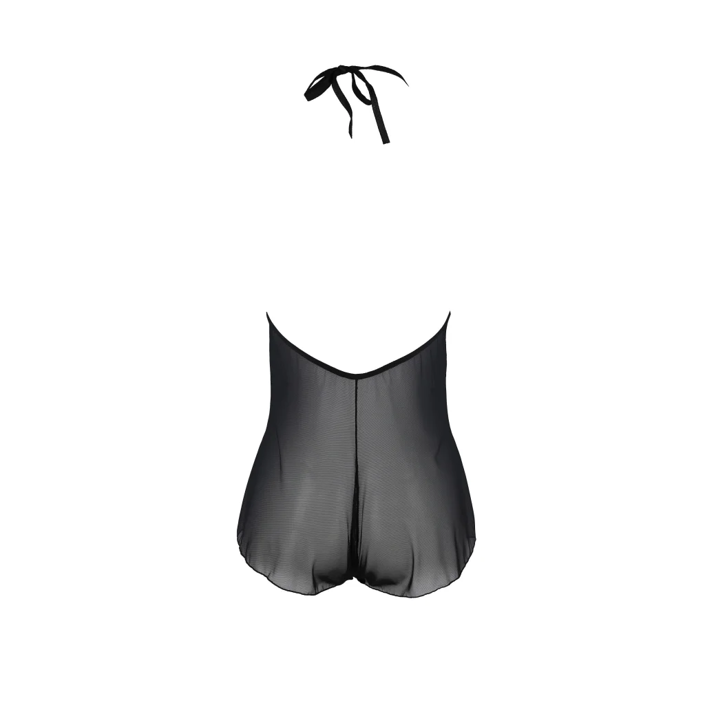 LEAFA Body in Schwarz mit Neckholder aus PASSION eco collection