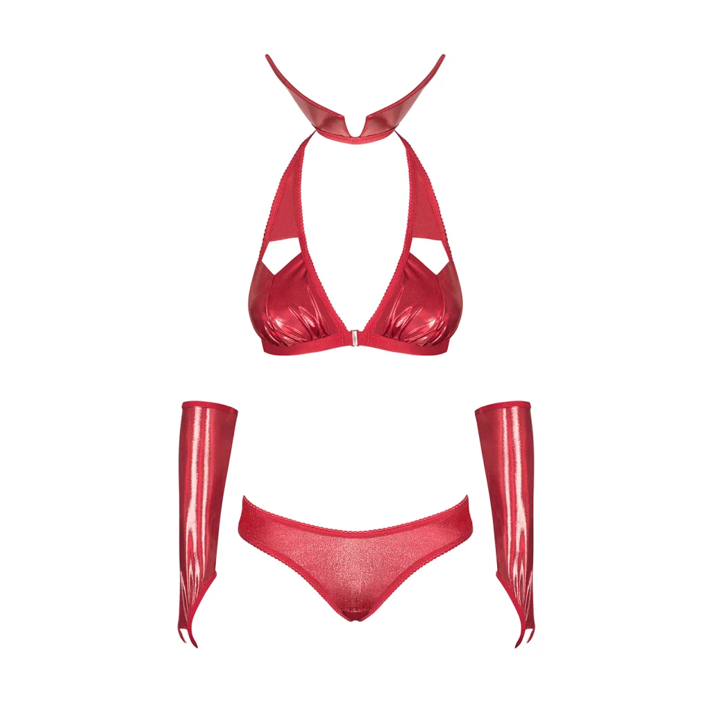 Rollenspielkostüm Vampines sexy Kostüm in Rot von Obsessive , Dessous, Lingerie, Reizwäsche, sexy, erotisch, kaufen