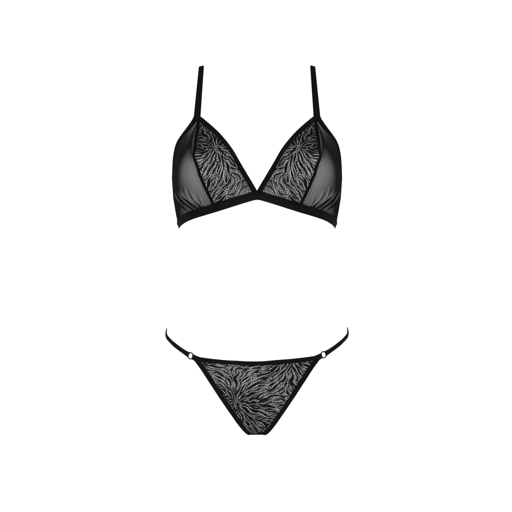 SELAGINELLA BH-Set in Schwarz aus PASSION eco collection Dessous