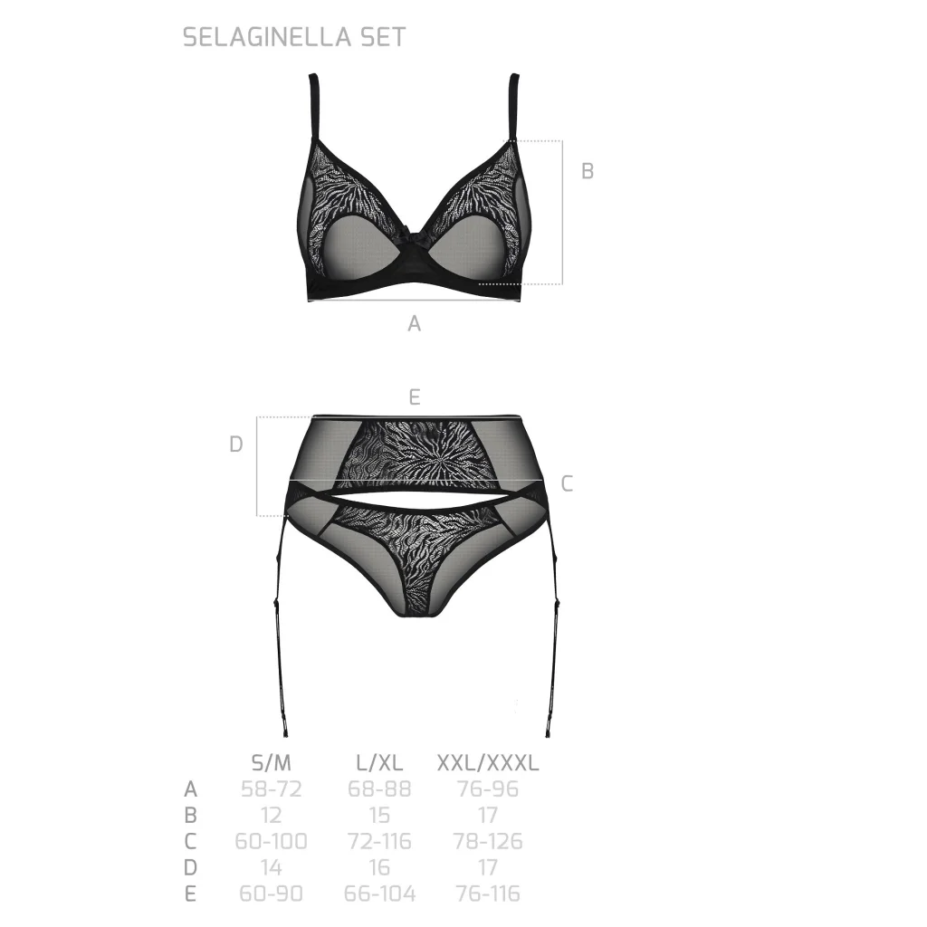 SELAGINELLA Set BH-Set mit Straps aus PASSION eco collection